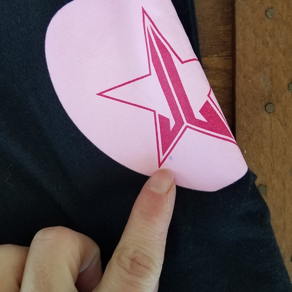 Jeffree Star Cosmetic Candy Hearts Valentines Exclusive Black T-Shirt, Size Sml - Picture 9 of 9